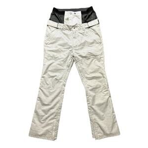 PAUL ZENITH Gray Bootcut Snow Pants  Nylon  Ski Snowboard Sled  SZ L